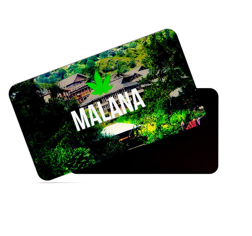 dhcrafts Rectangular Rubber Fridge Magnet / Magnetic Card Multicolor Himachal Pradesh Malana Design Pack of 1 (8.6cm x 5.4cm)